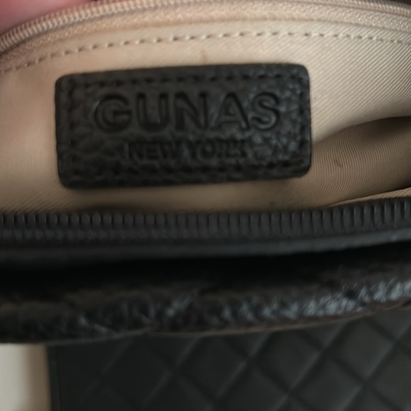 Gunas - black and gold handbag and wallet set. Vegan. Quilted design. - Picture 6 of 16